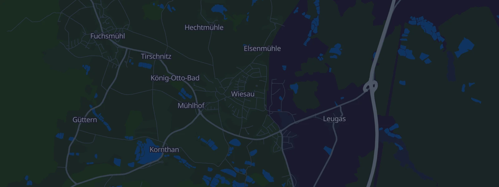 Karte von Wiesau