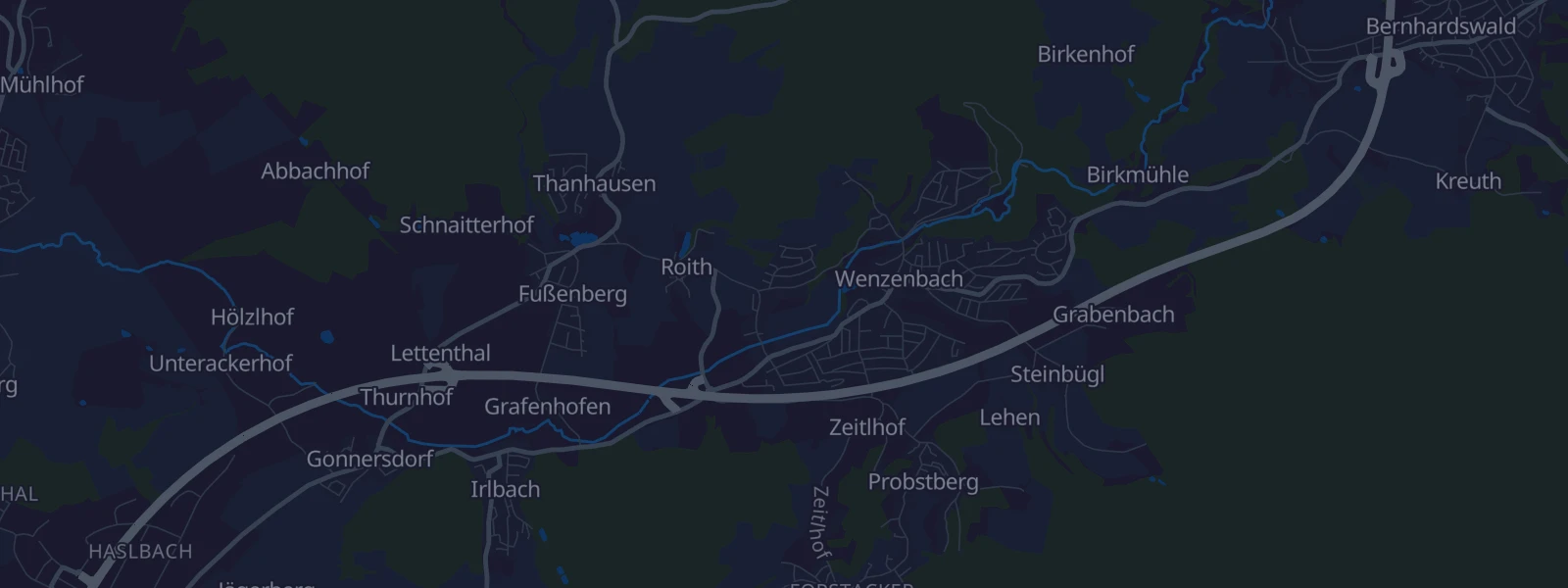 Karte von Wenzenbach