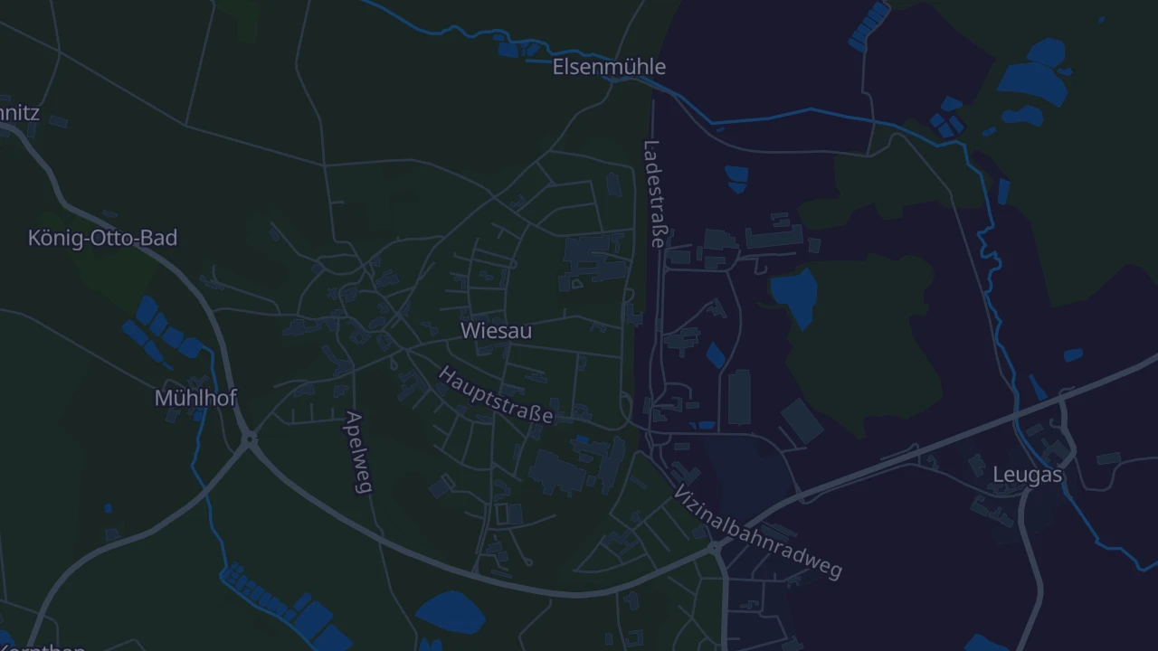 Karte von Wiesau
