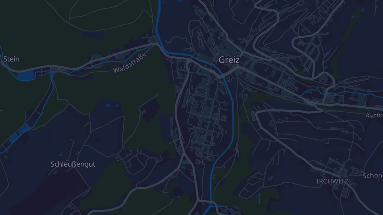 Karte von Greiz