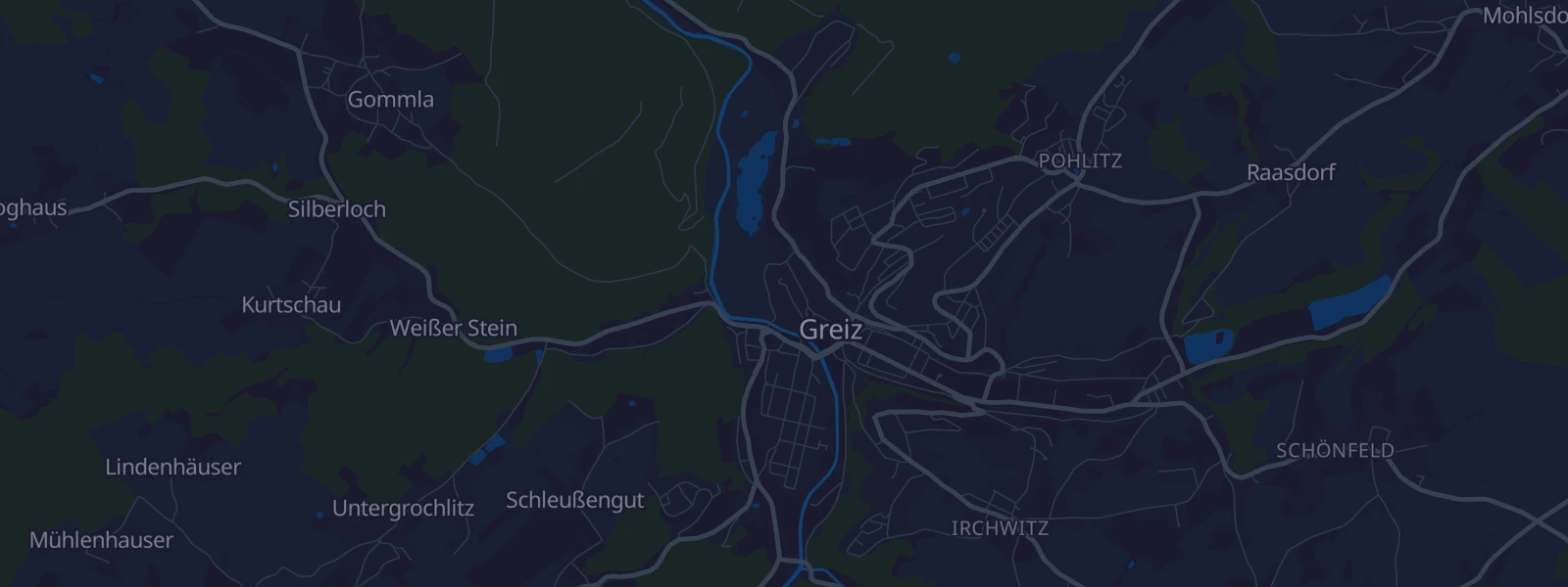 Karte von Greiz