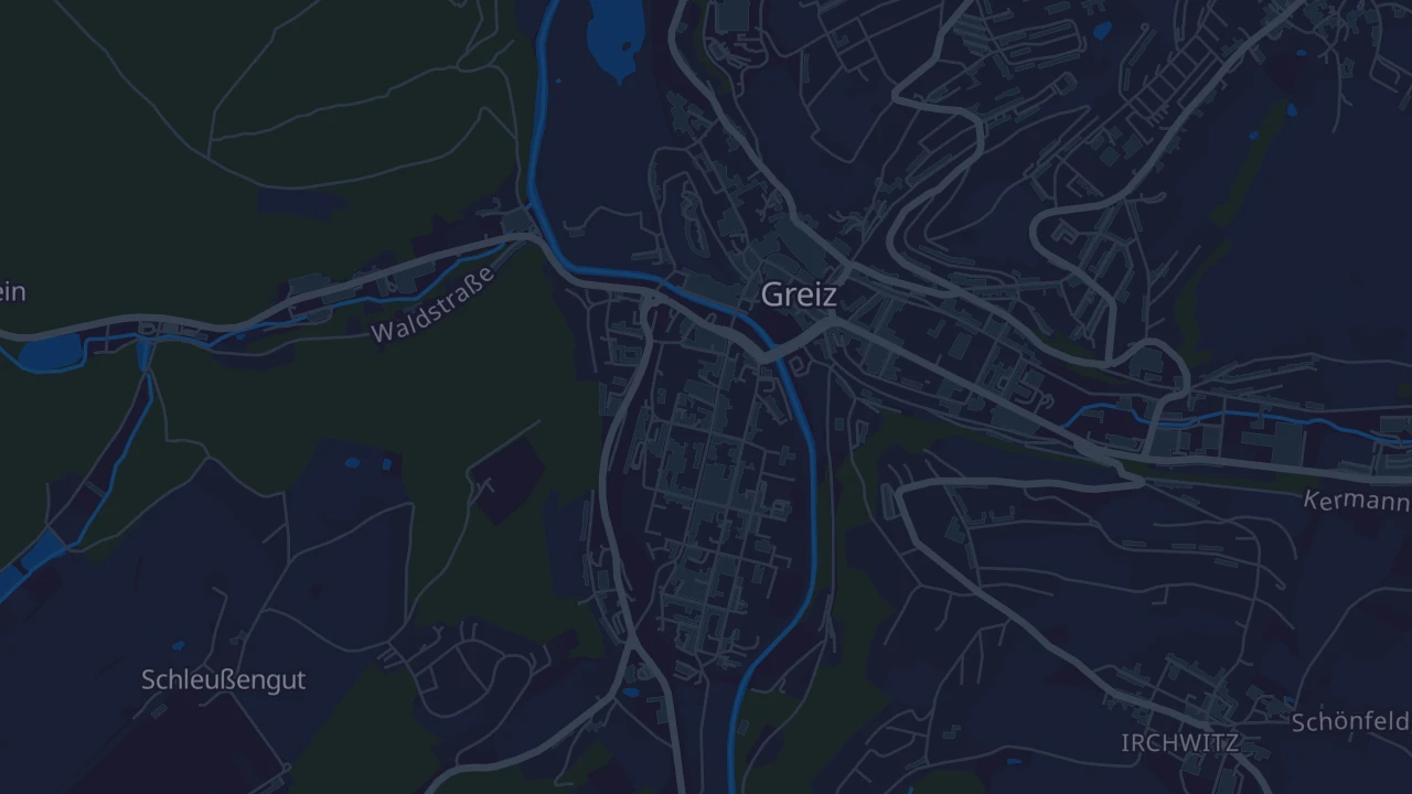 Karte von Greiz