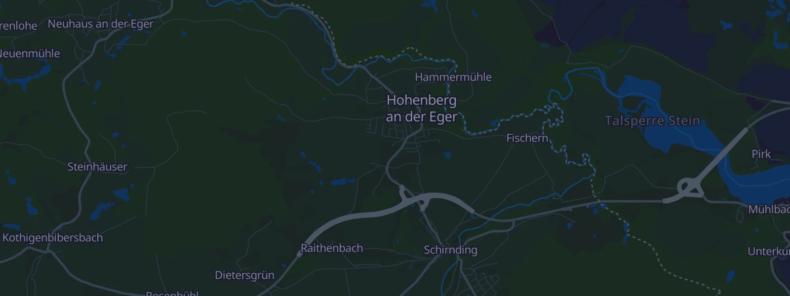 Karte von Hohenberg