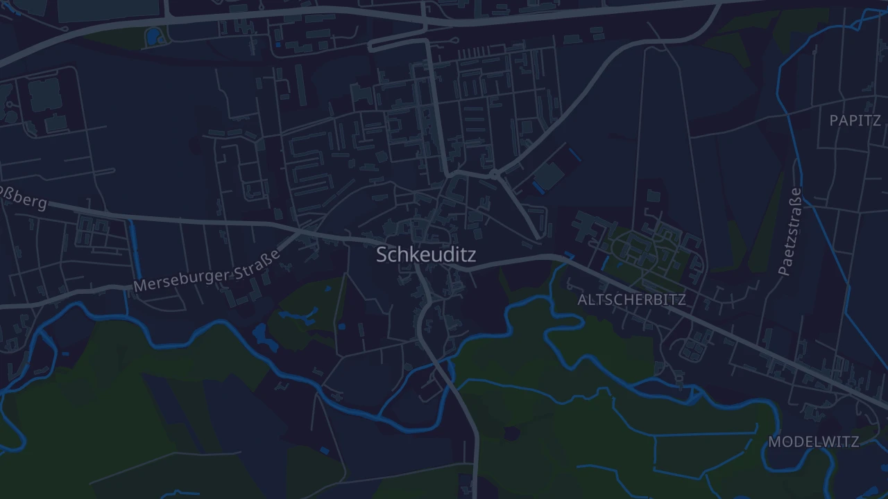Karte von Schkeuditz