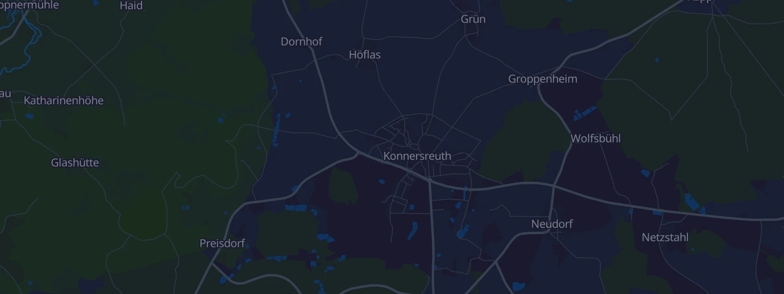 Karte von Konnersreuth