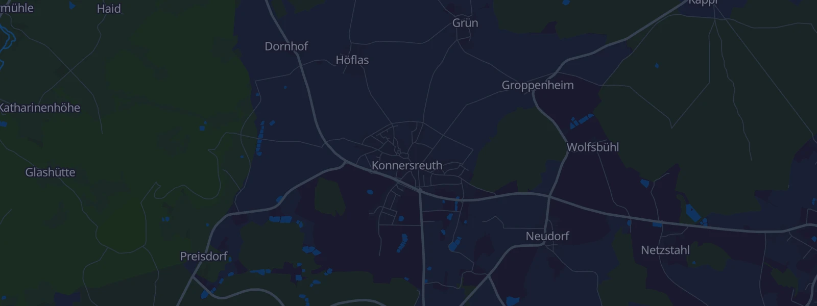 Karte von Konnersreuth
