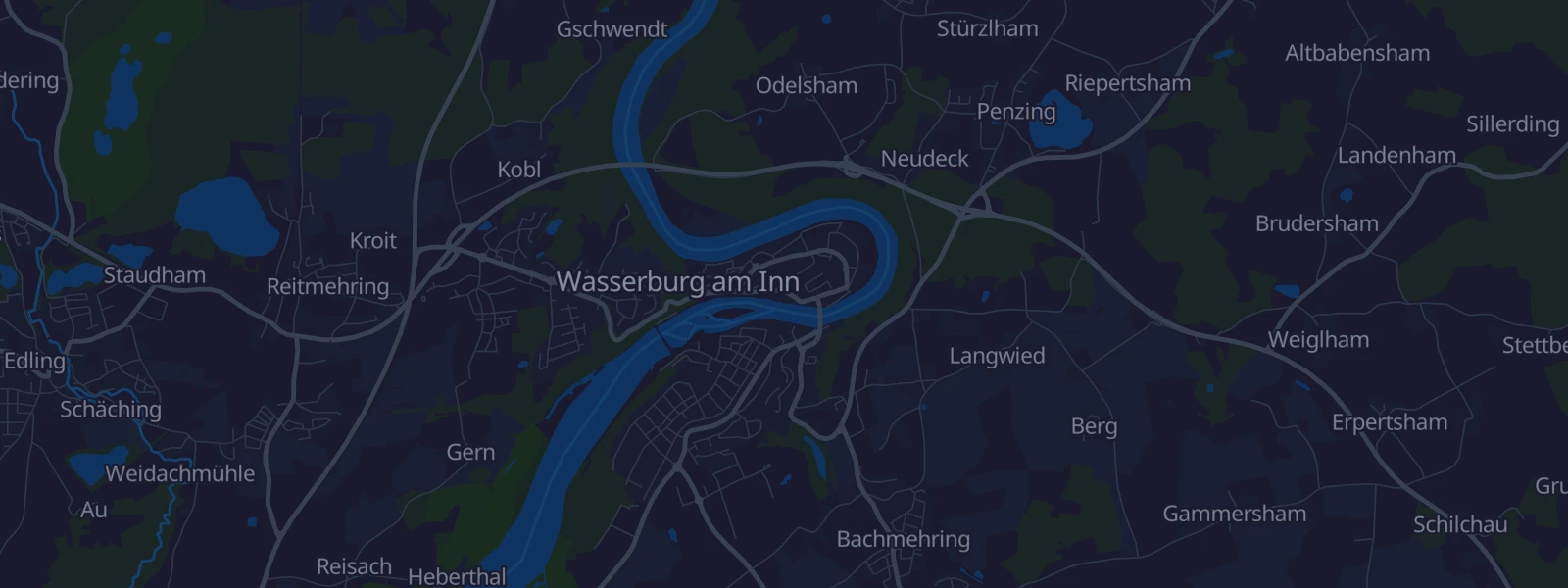 Karte von Wasserburg am Inn