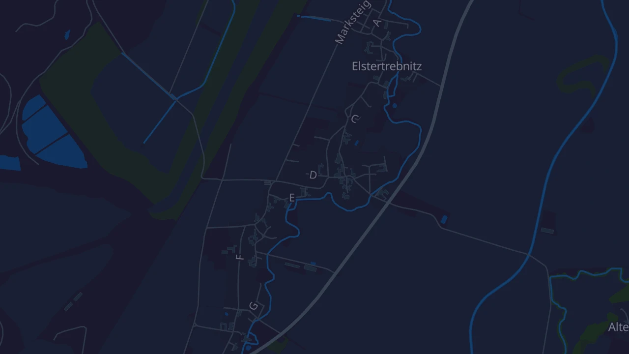 Karte von Elstertrebnitz