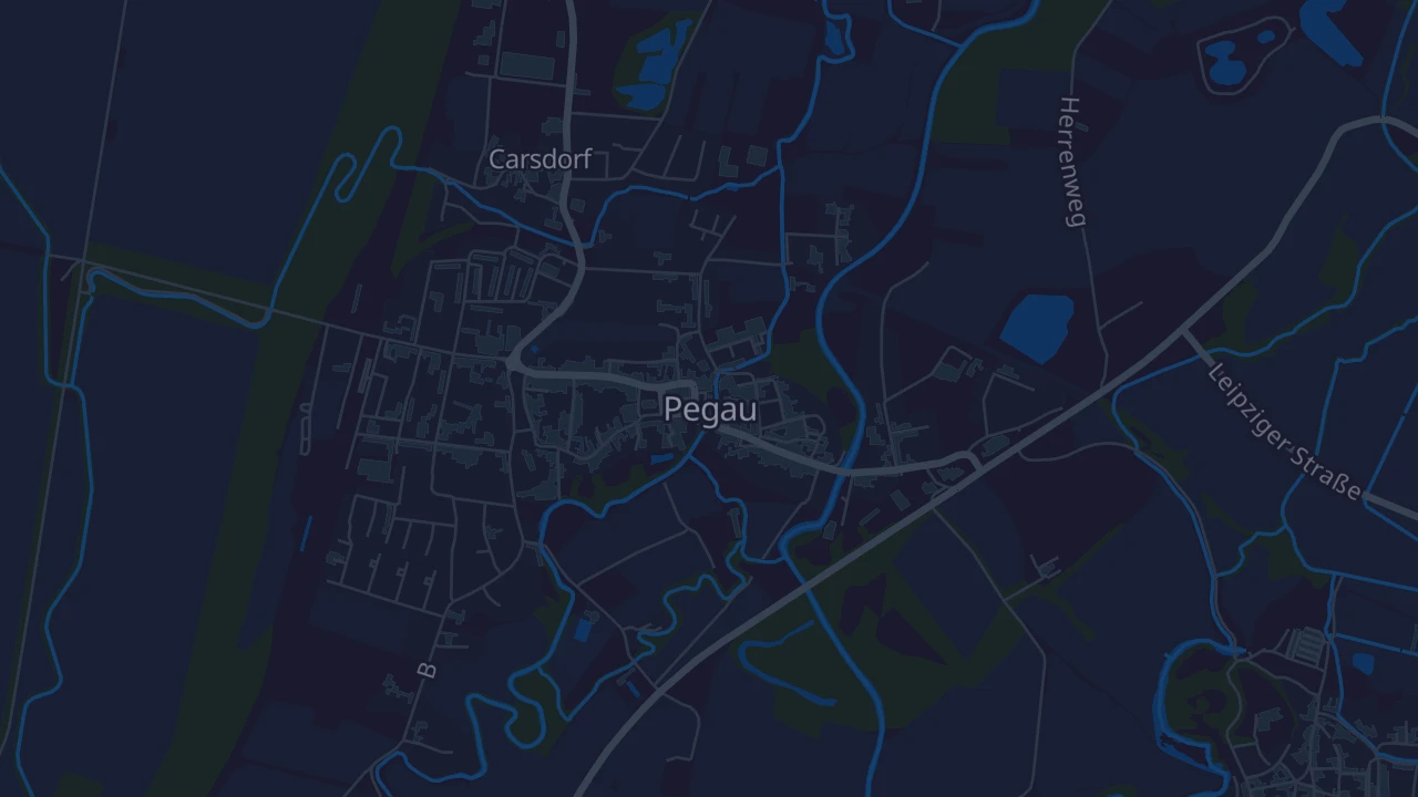 Karte von Pegau