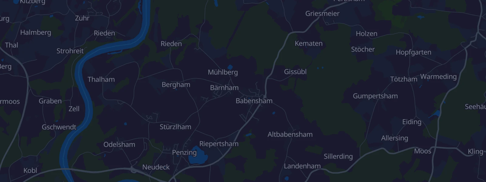 Karte von Babensham