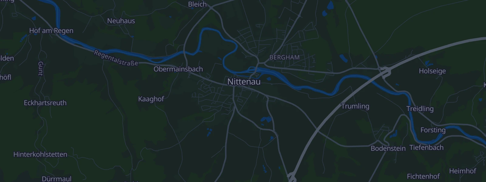 Karte von Nittenau