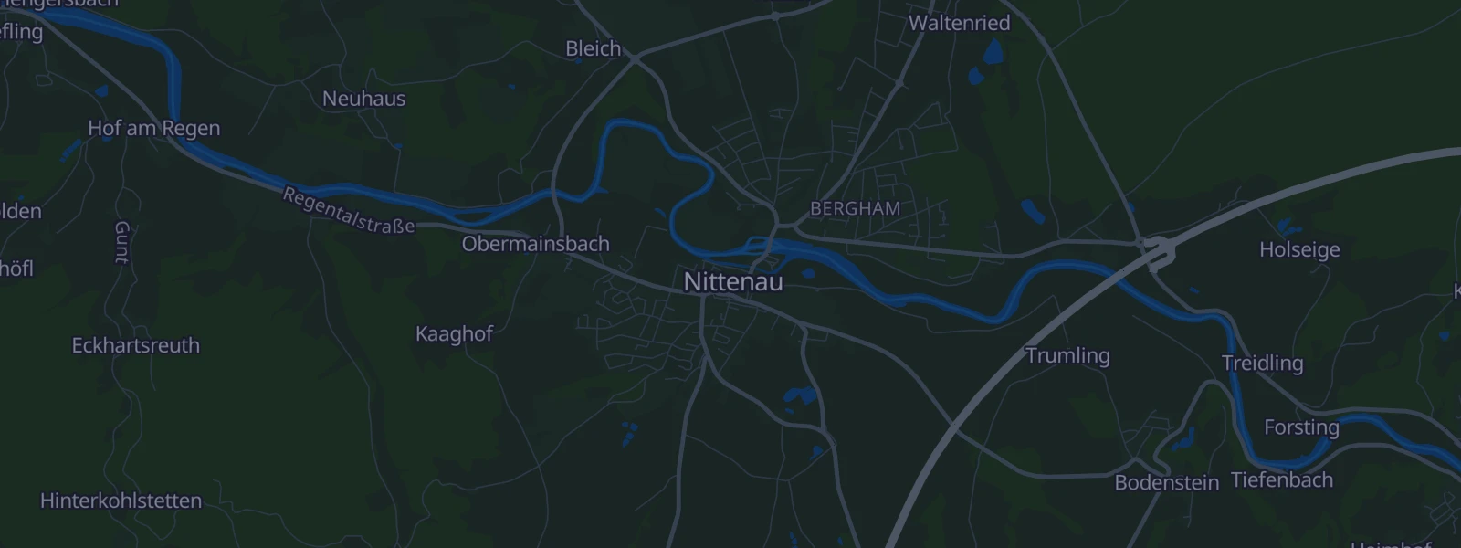 Karte von Nittenau