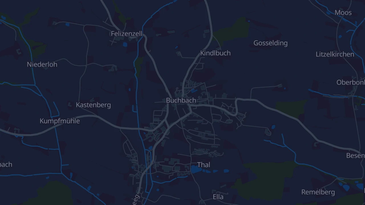 Karte von Buchbach