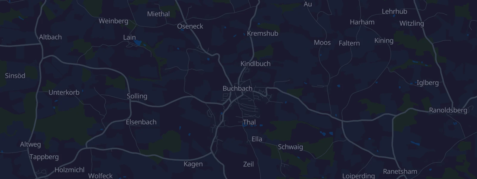 Karte von Buchbach
