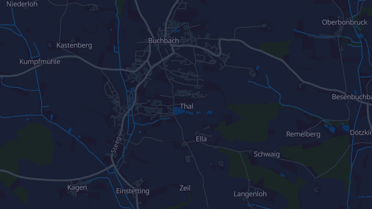 Karte von Buchbach