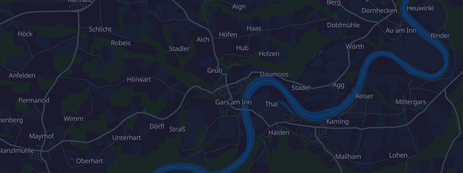 Karte von Gars am Inn