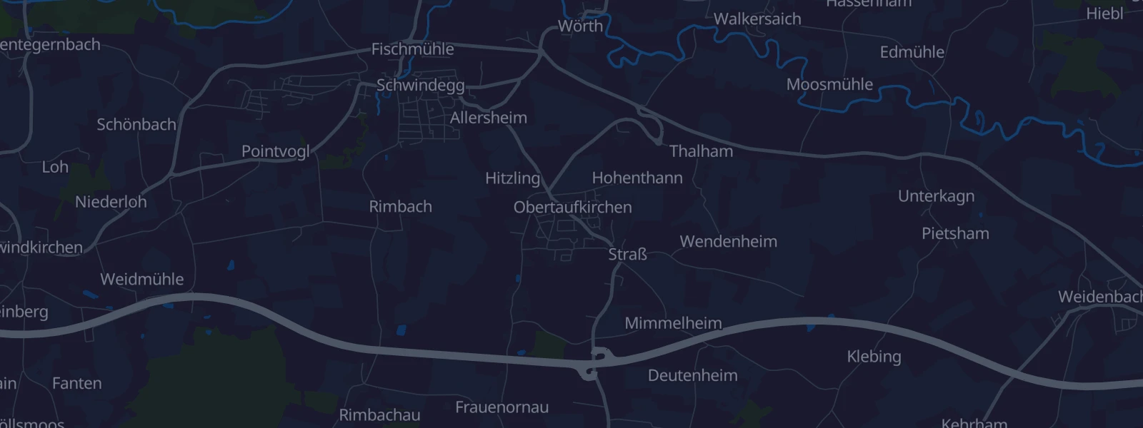 Karte von Obertaufkirchen