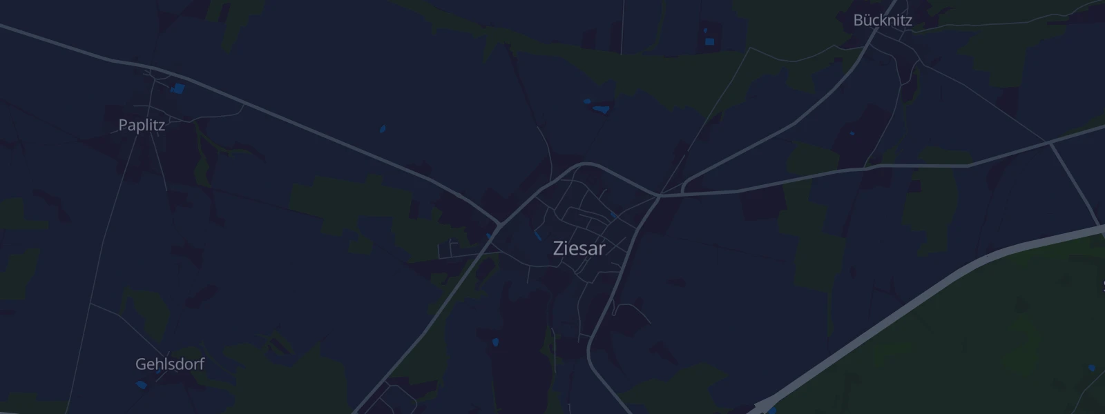 Karte von Ziesar