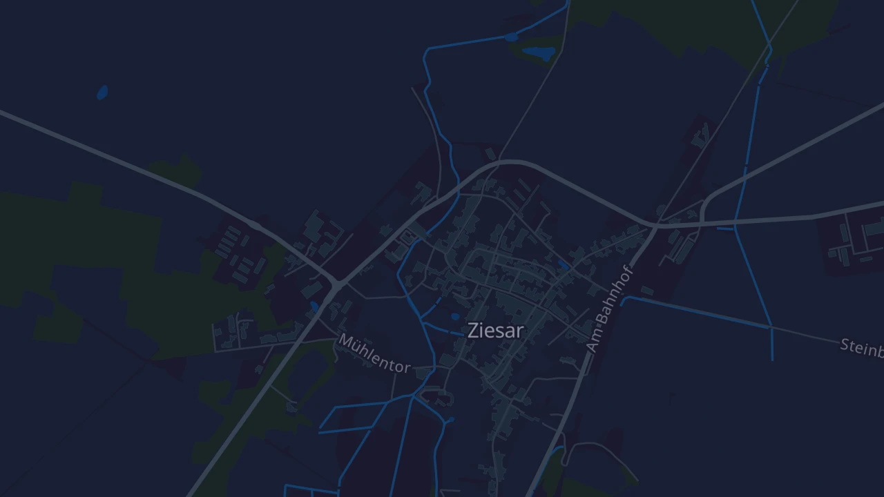 Karte von Ziesar