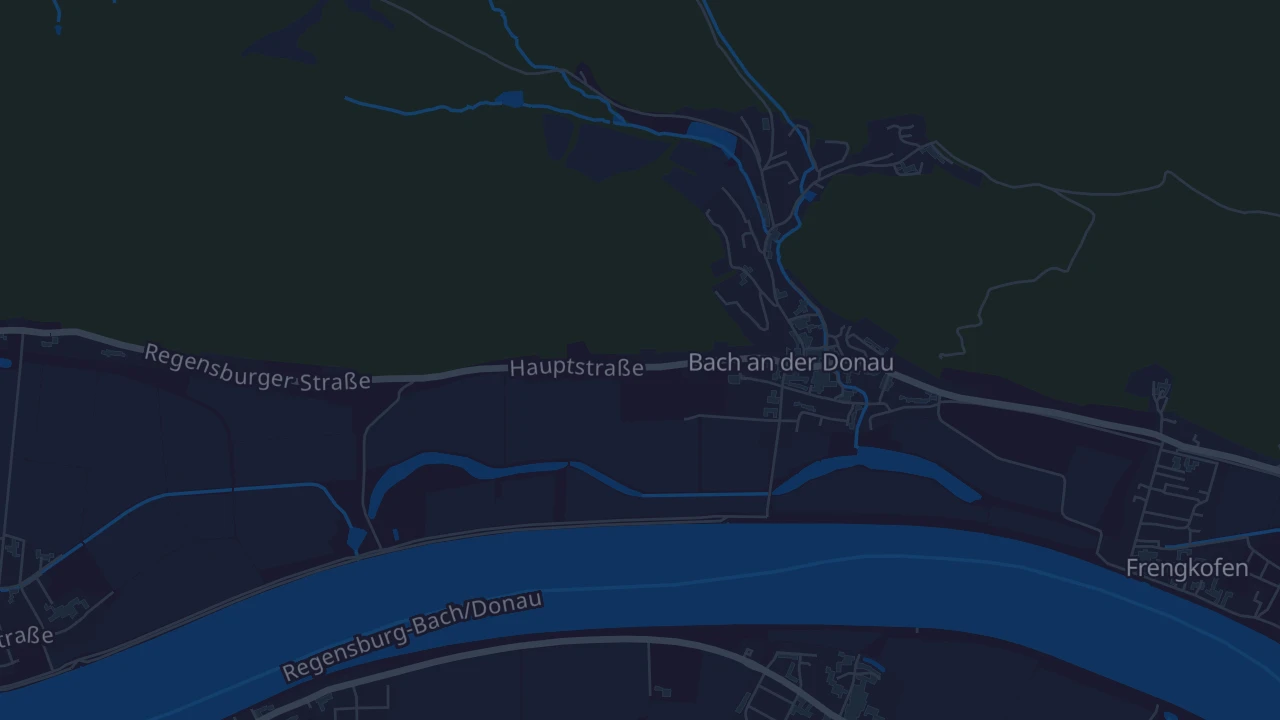 Karte von Bach a. d. Donau