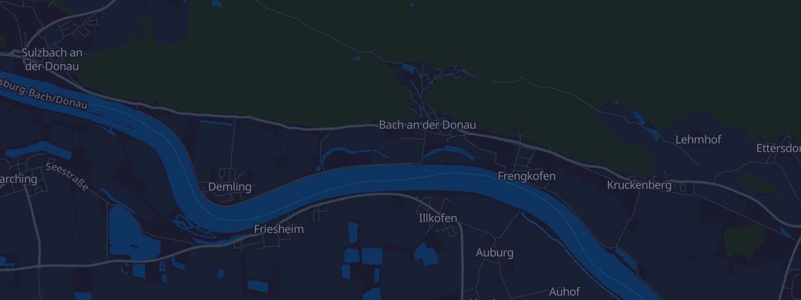 Karte von Bach a. d. Donau