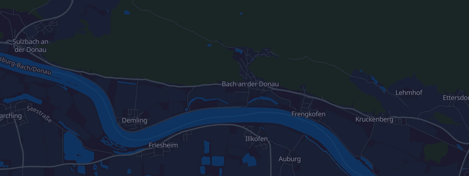 Karte von Bach a. d. Donau