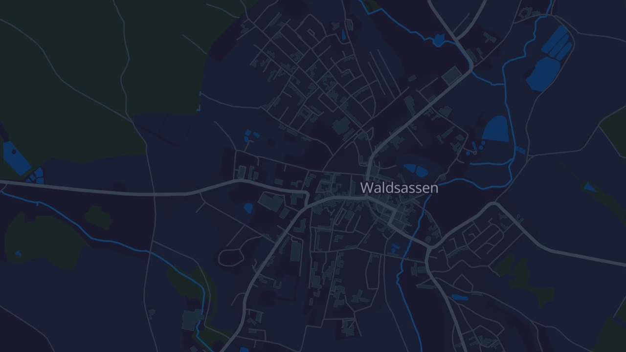 Karte von Waldsassen