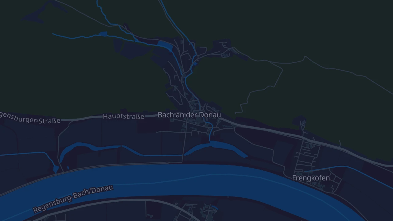 Karte von Bach a. d. Donau