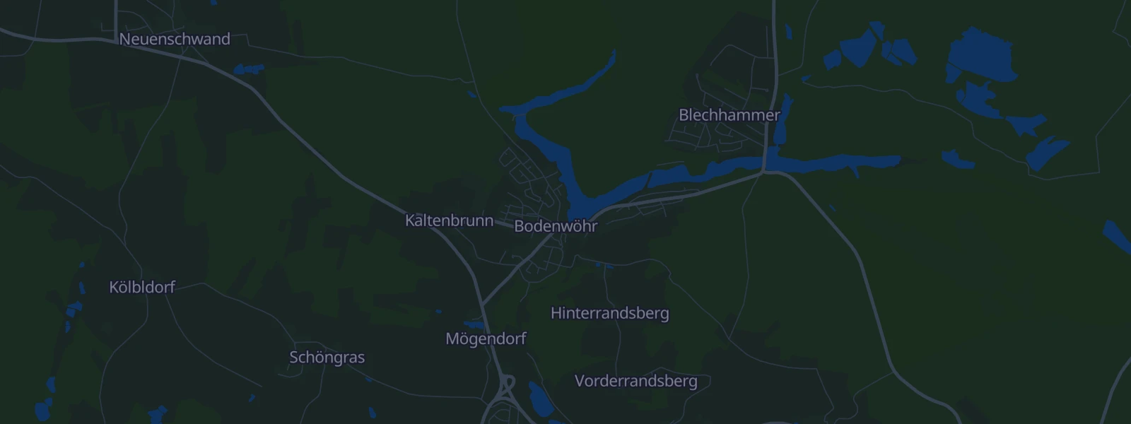 Karte von Bodenwöhr