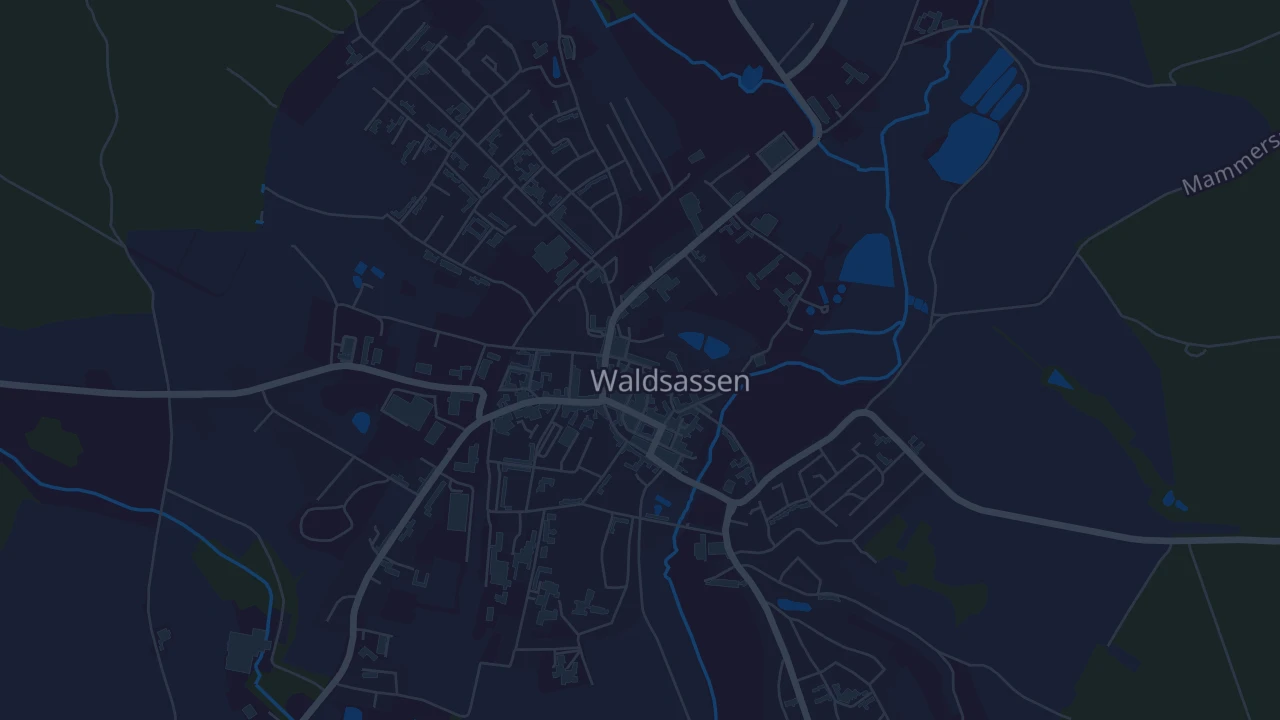 Karte von Waldsassen