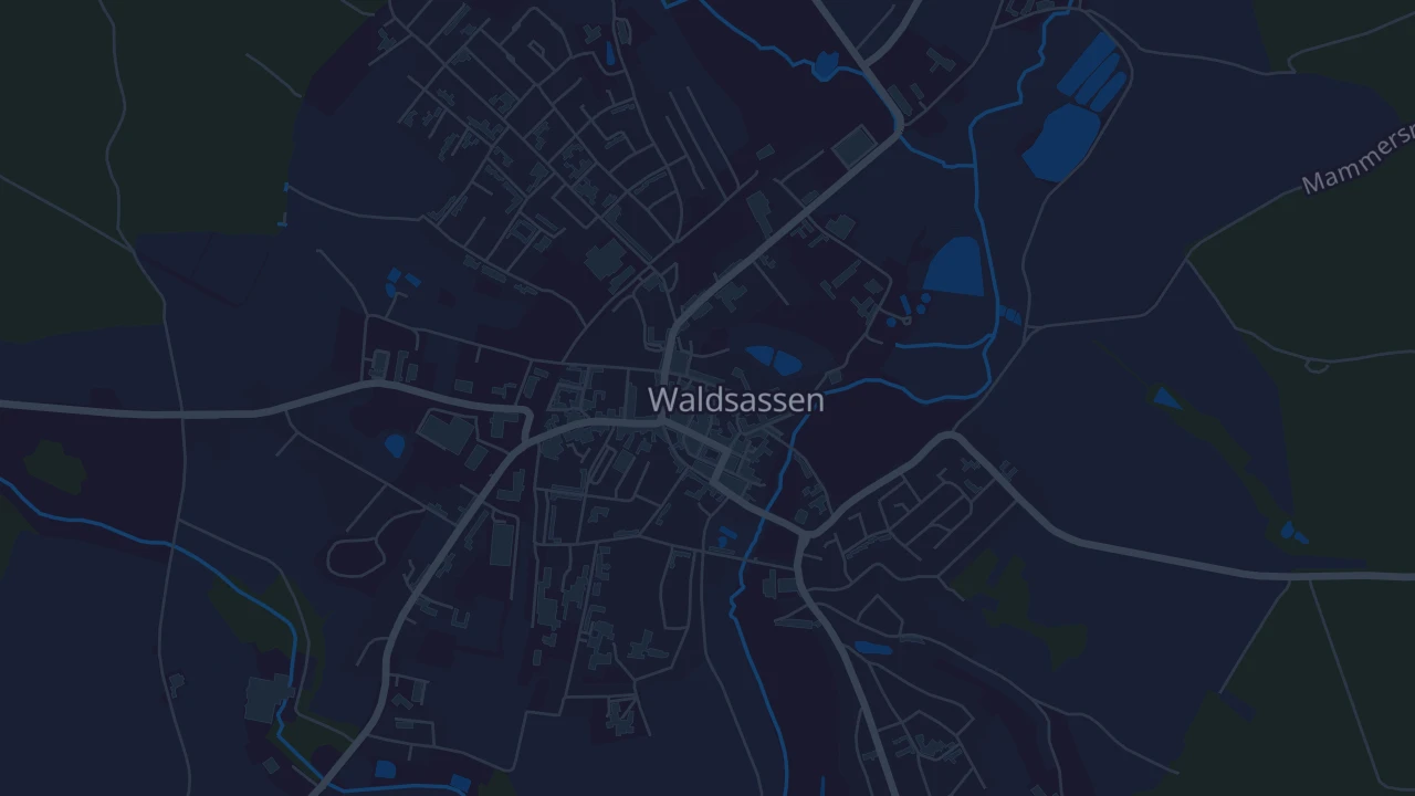 Karte von Waldsassen
