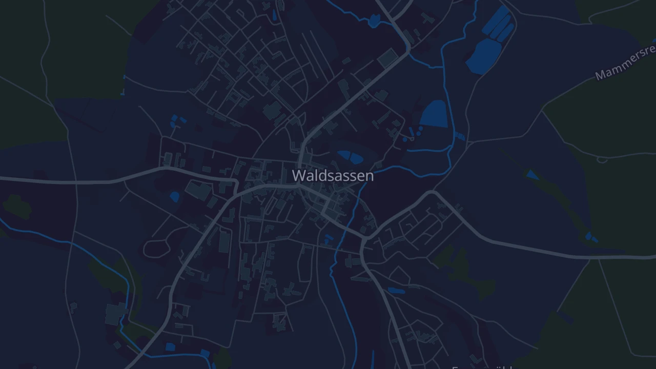 Karte von Waldsassen