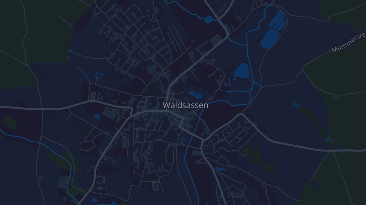 Karte von Waldsassen