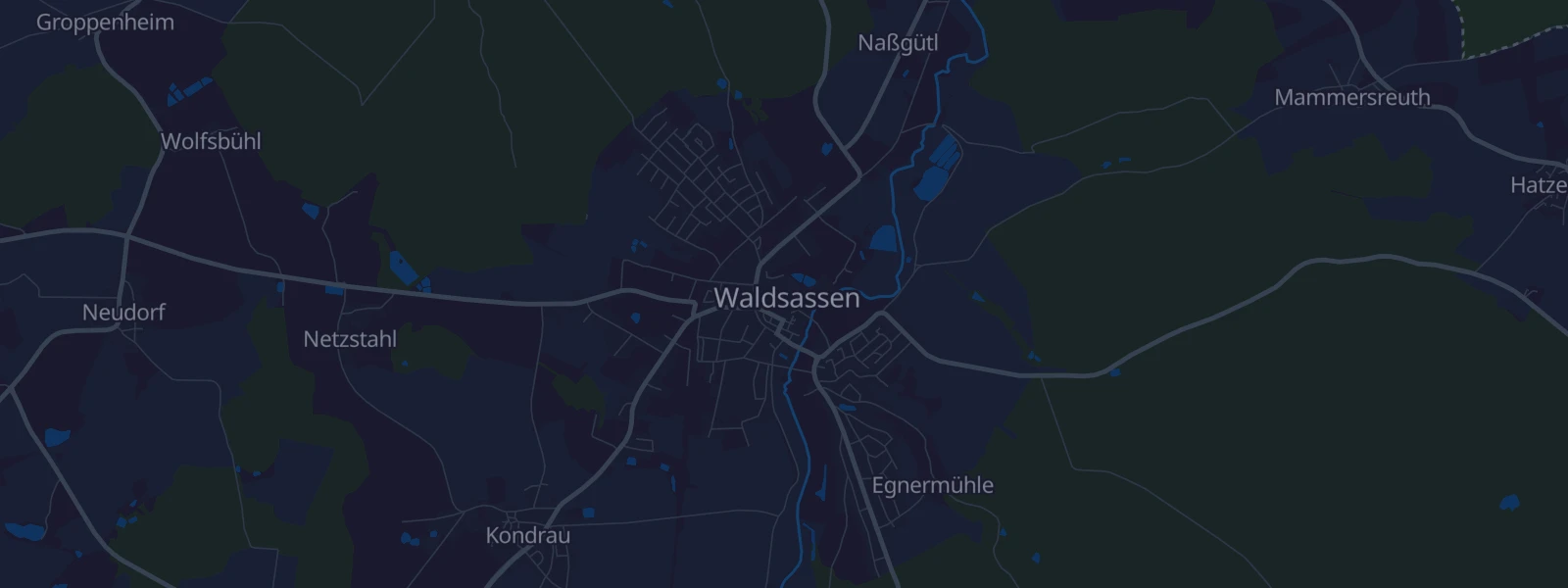 Karte von Waldsassen