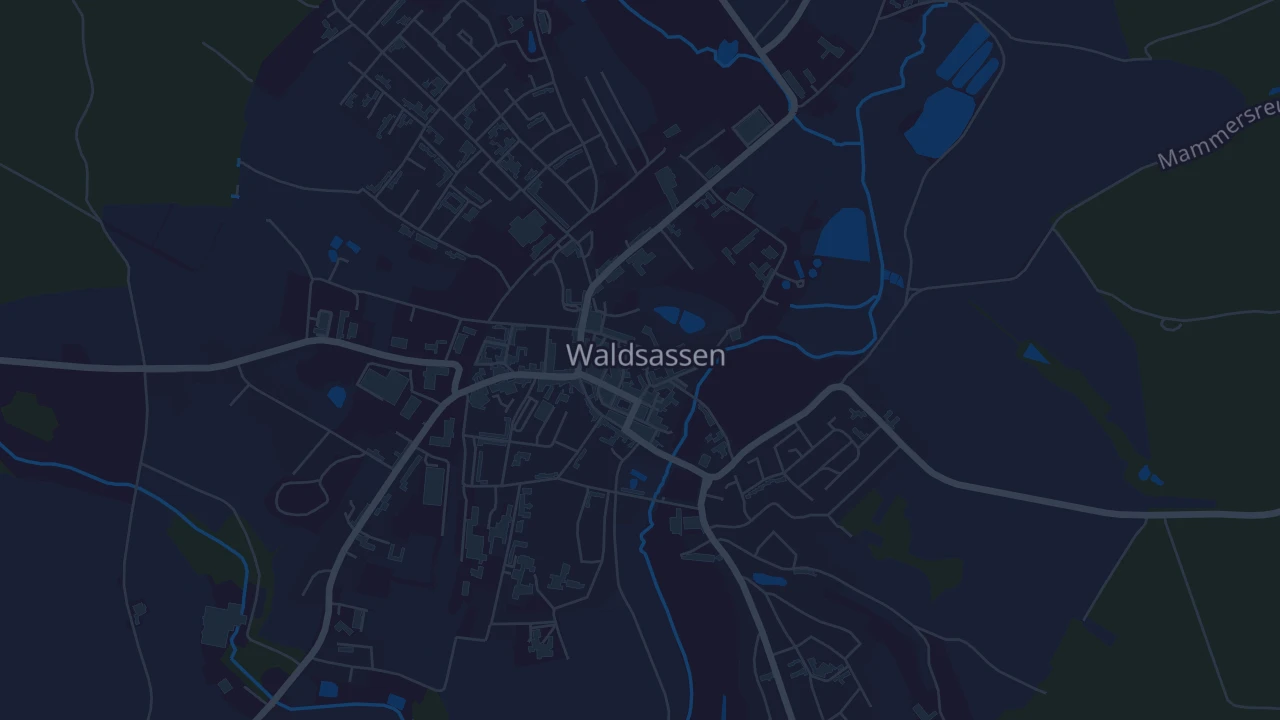Karte von Waldsassen