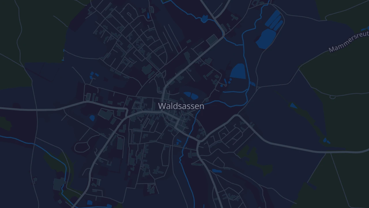 Karte von Waldsassen