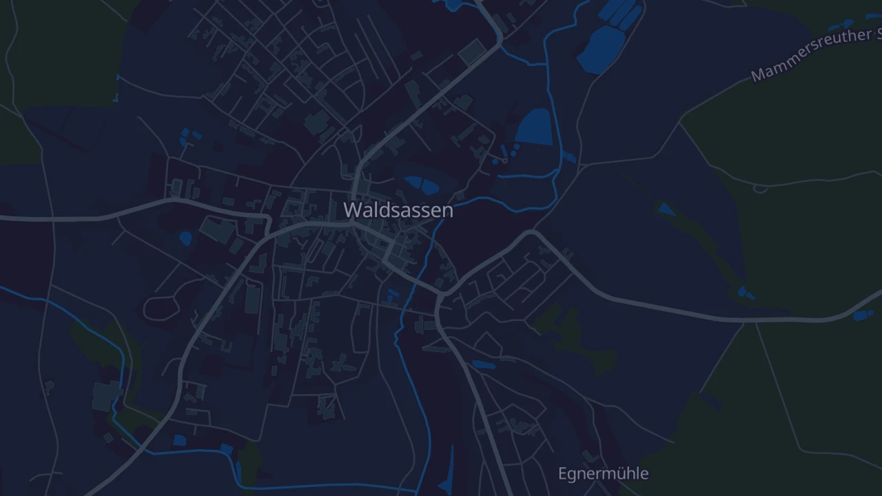 Karte von Waldsassen