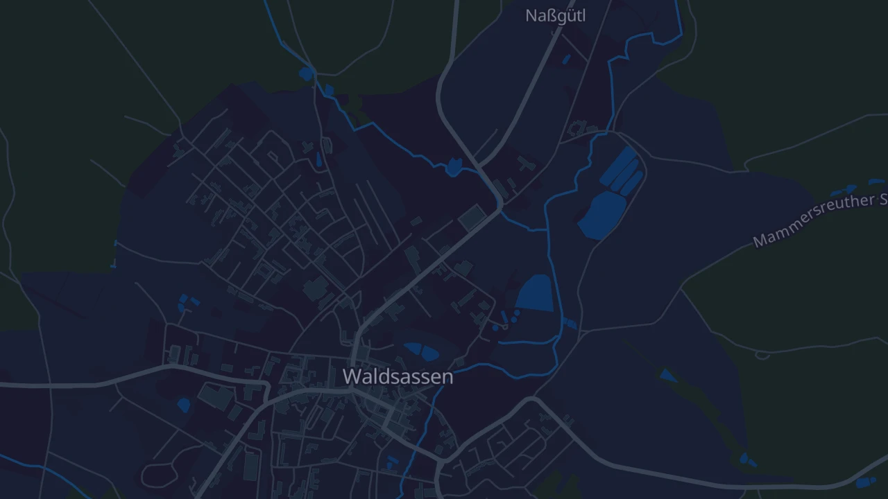 Karte von Waldsassen