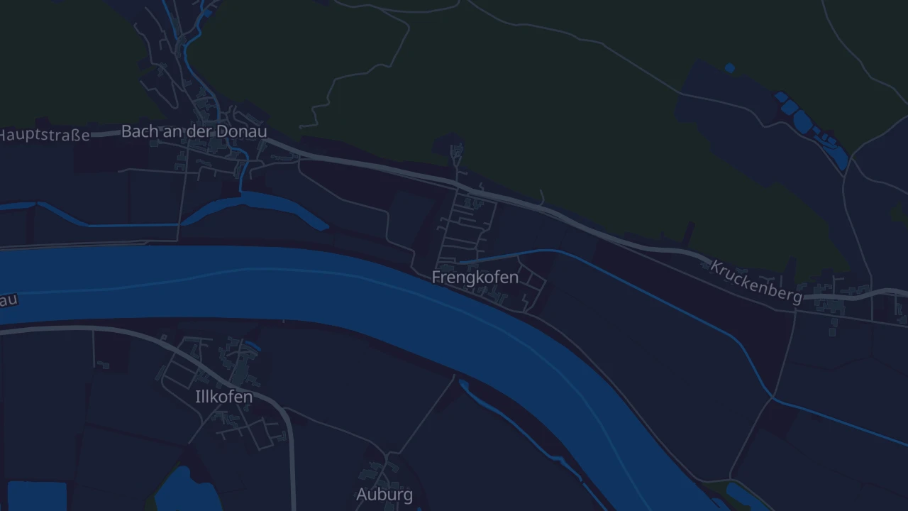 Karte von Bach a. d. Donau