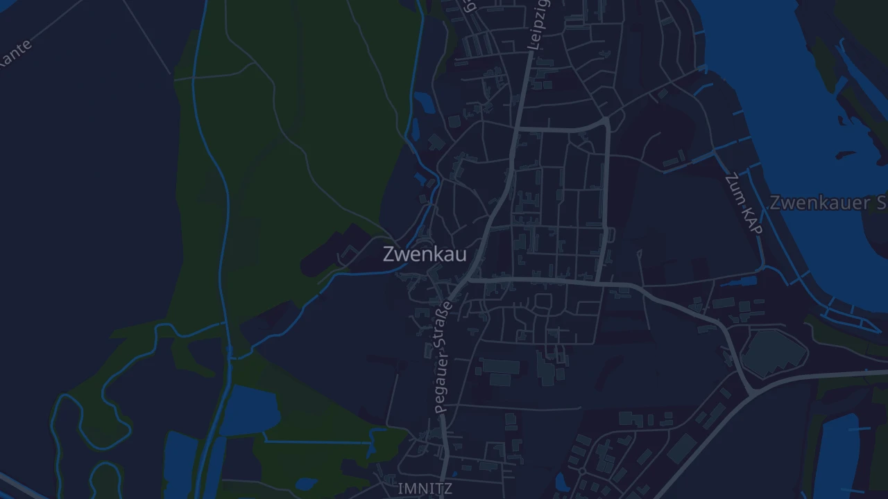 Karte von Zwenkau