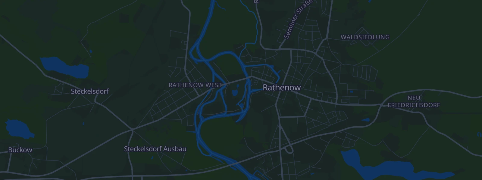 Karte von Rathenow