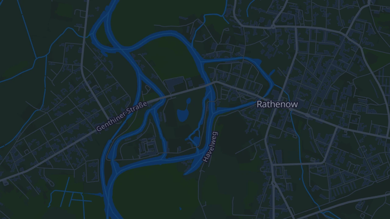 Karte von Rathenow