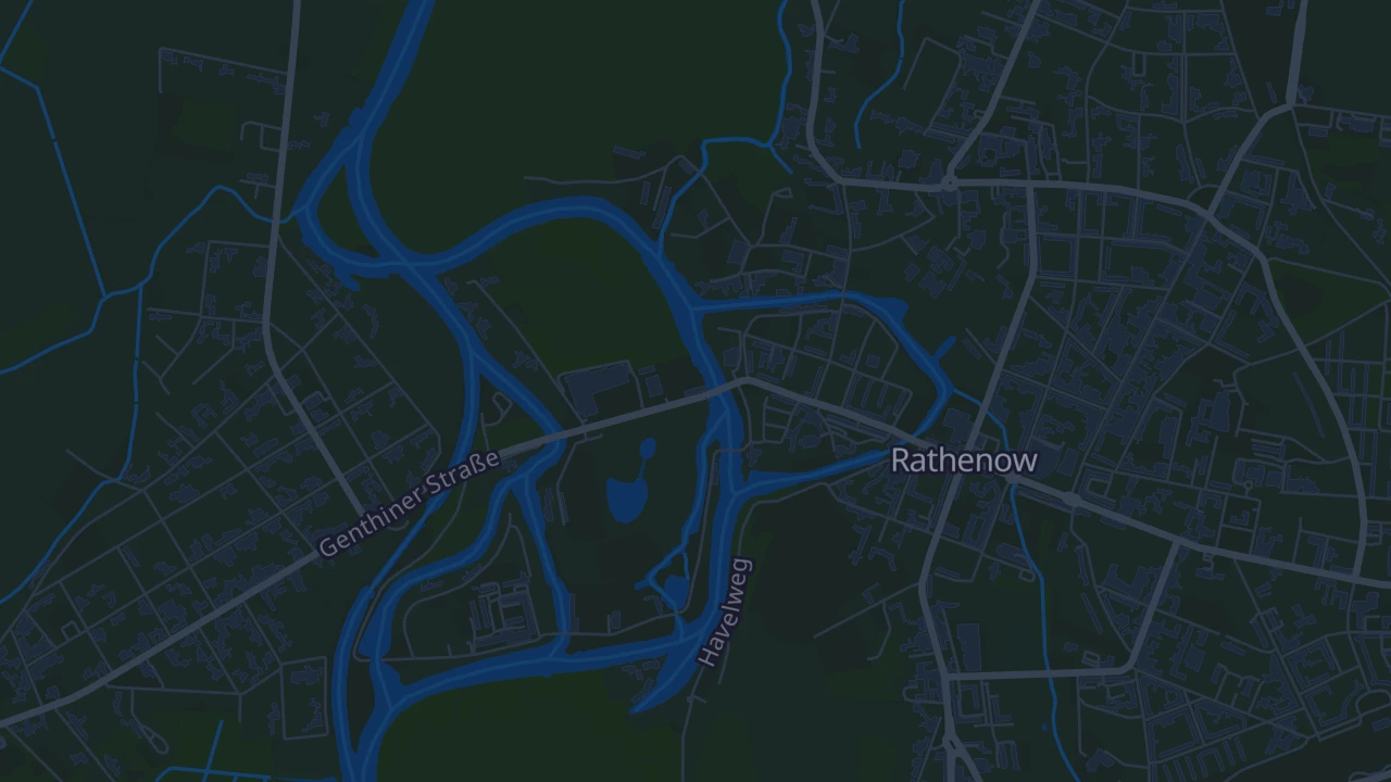Karte von Rathenow