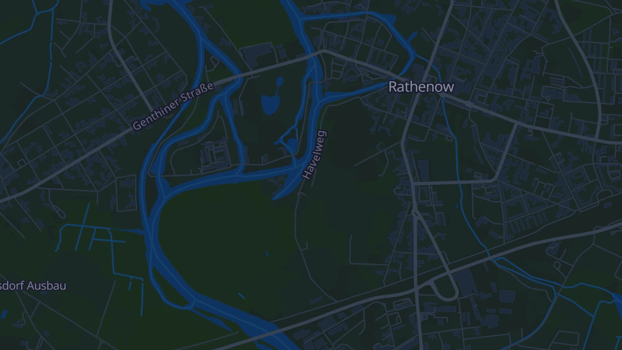 Karte von Rathenow
