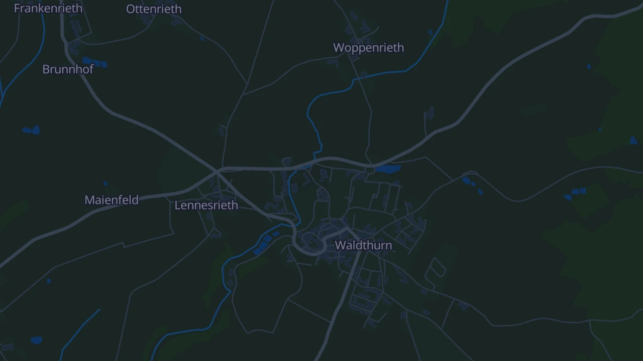 Karte von Waldthurn