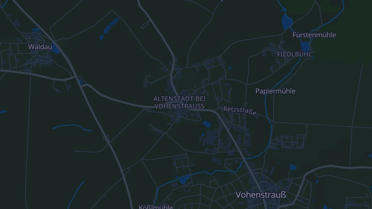 Karte von Vohenstrauß