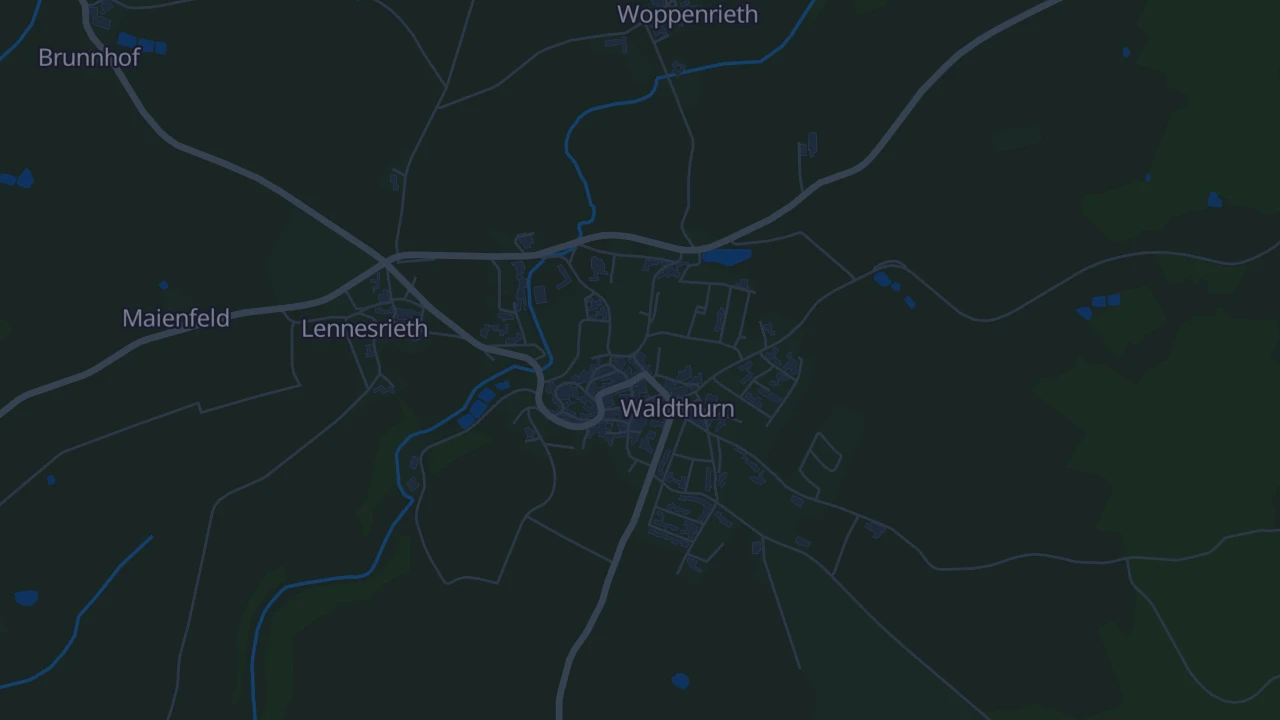 Karte von Waldthurn