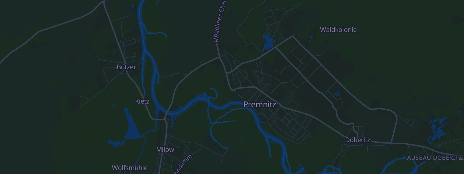 Karte von Premnitz