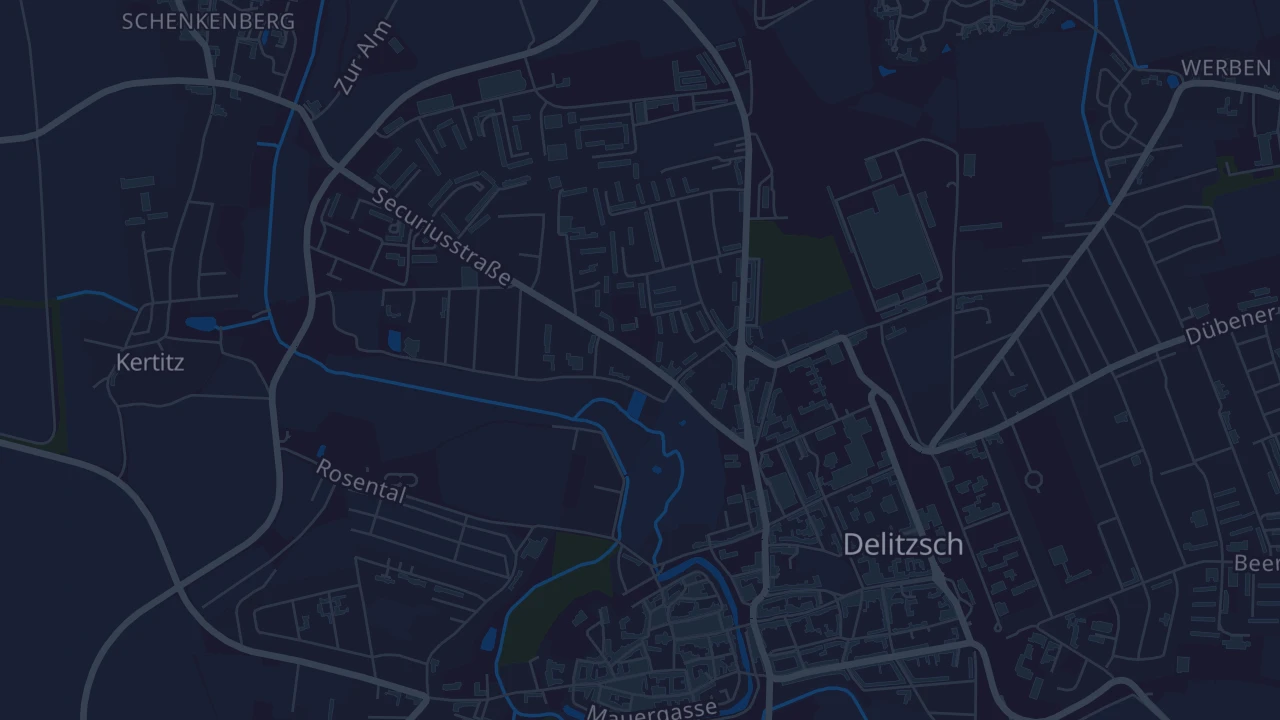 Karte von Delitzsch