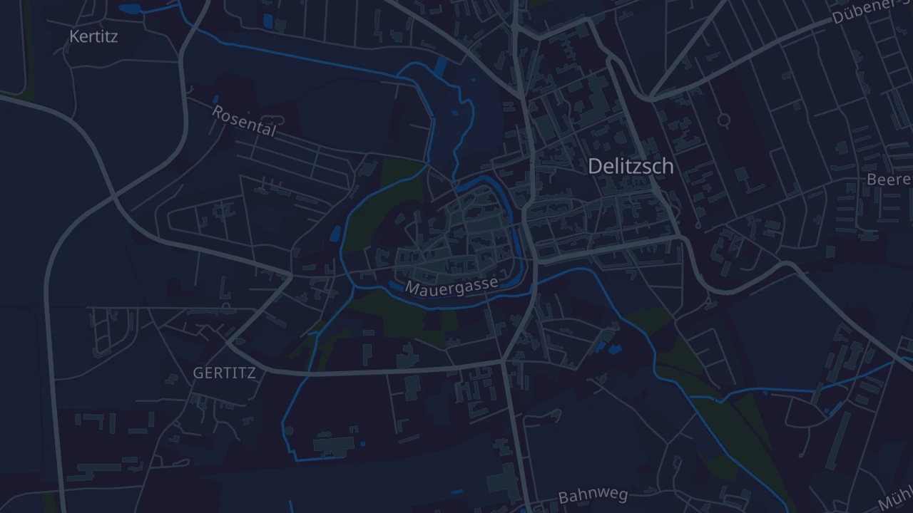Karte von Delitzsch